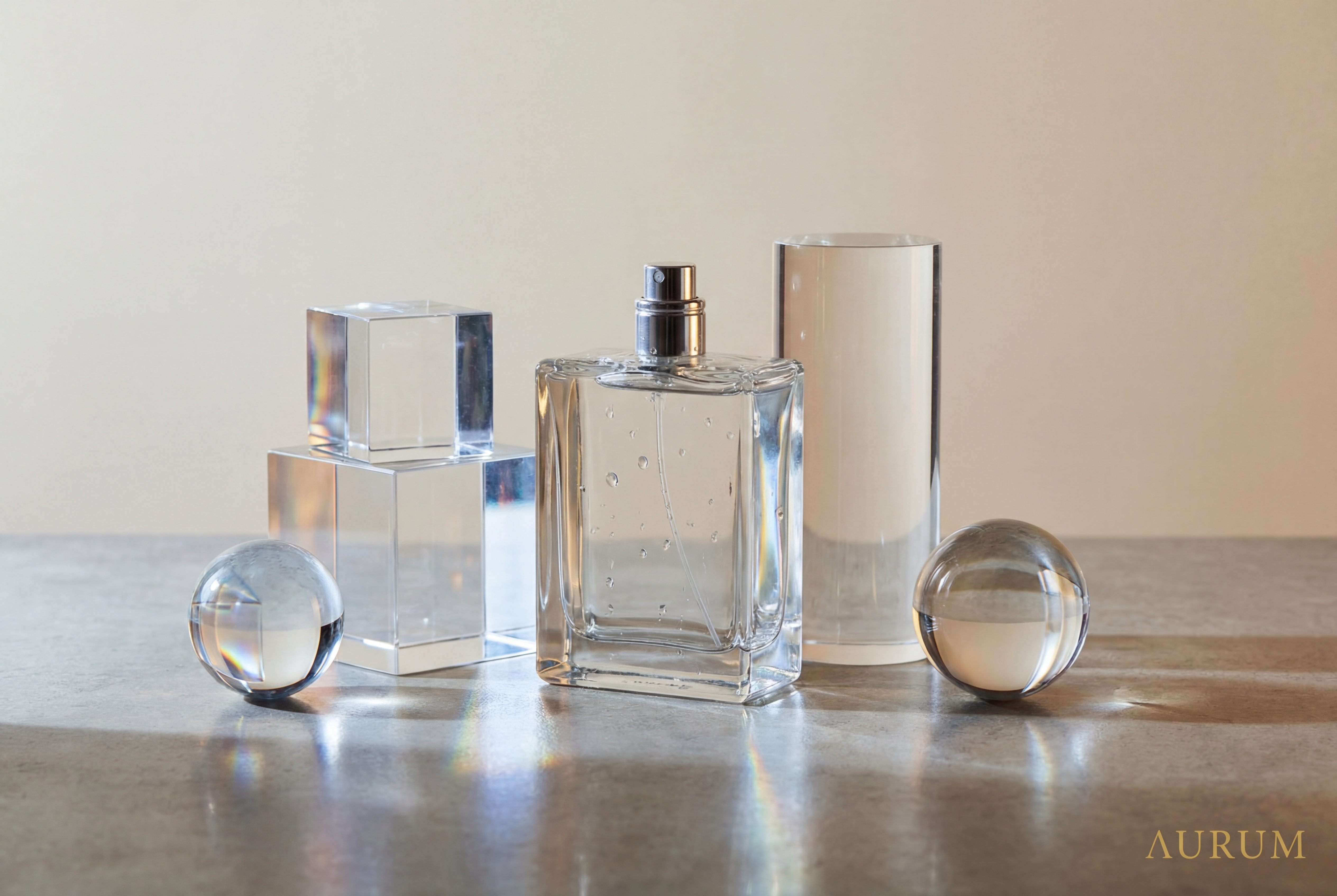 Abstract scene with layered shadows and contrast