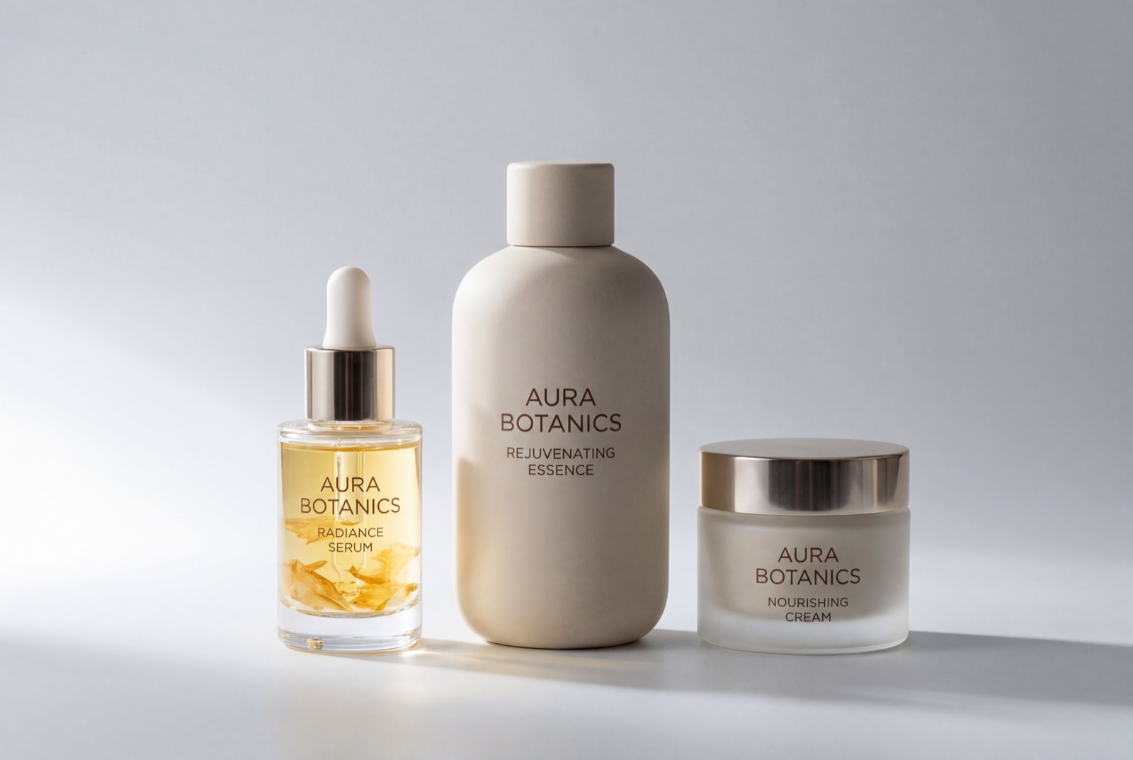 Balanced lighting with clean product-like geometry