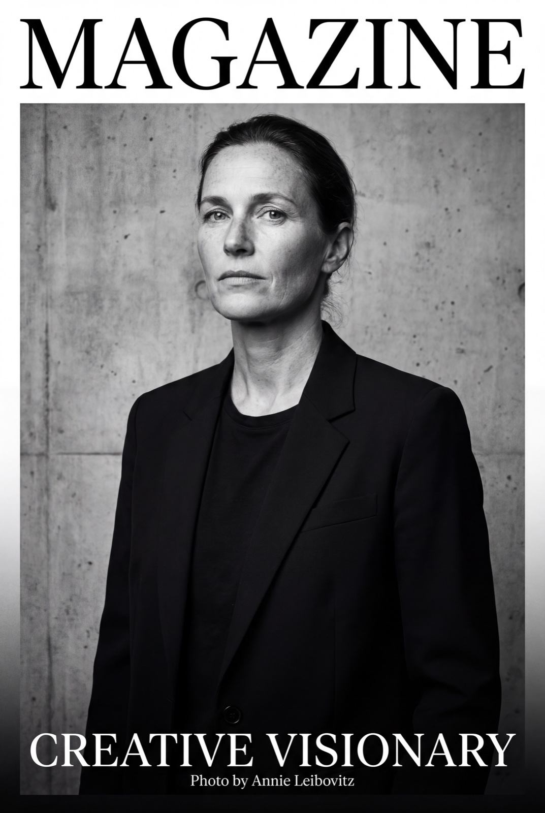 Portrait scene with structured environment and depth